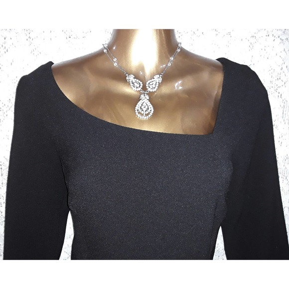 NWT Nanette Lepore Asymmetrical CAN CAN Side Ruffle Midi Dress MSRP $378 - Picture 3 of 9